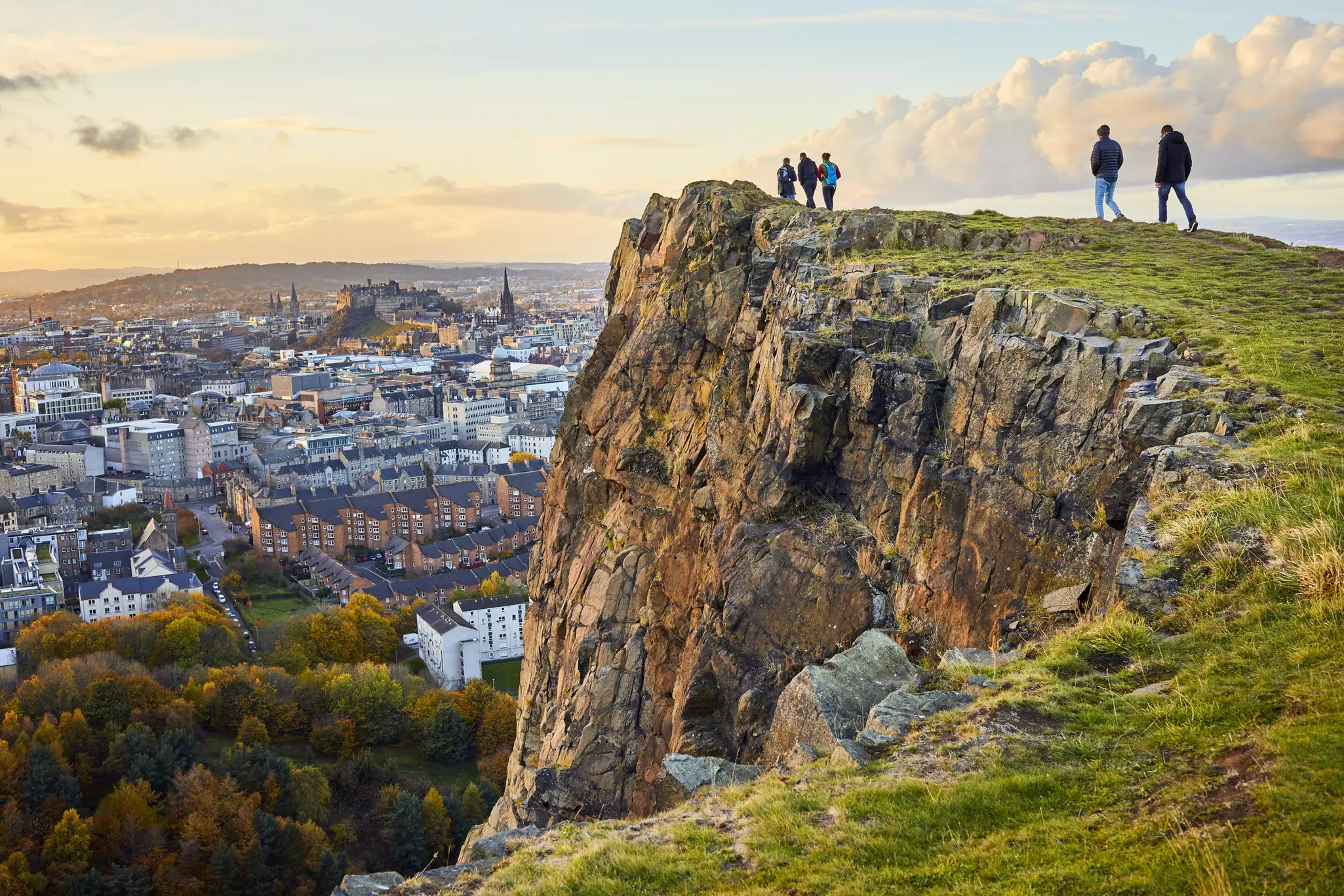 The views of Edinburgh from Arthur's Seat are spectacular © Andrew Merry / Getty Images