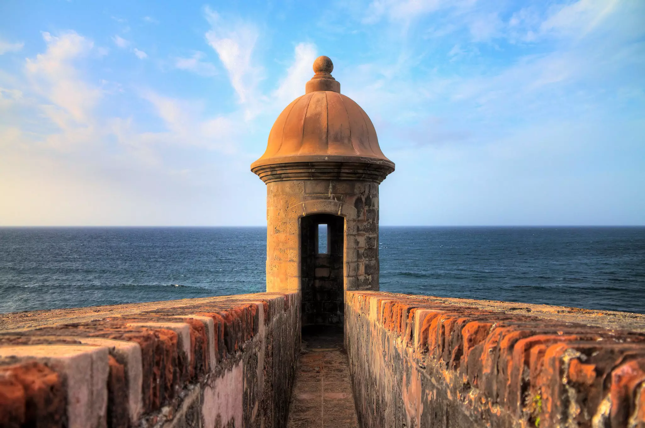 Sentry box (Guerite) at Fort San Cristobal in San Juan, Puerto Rico.