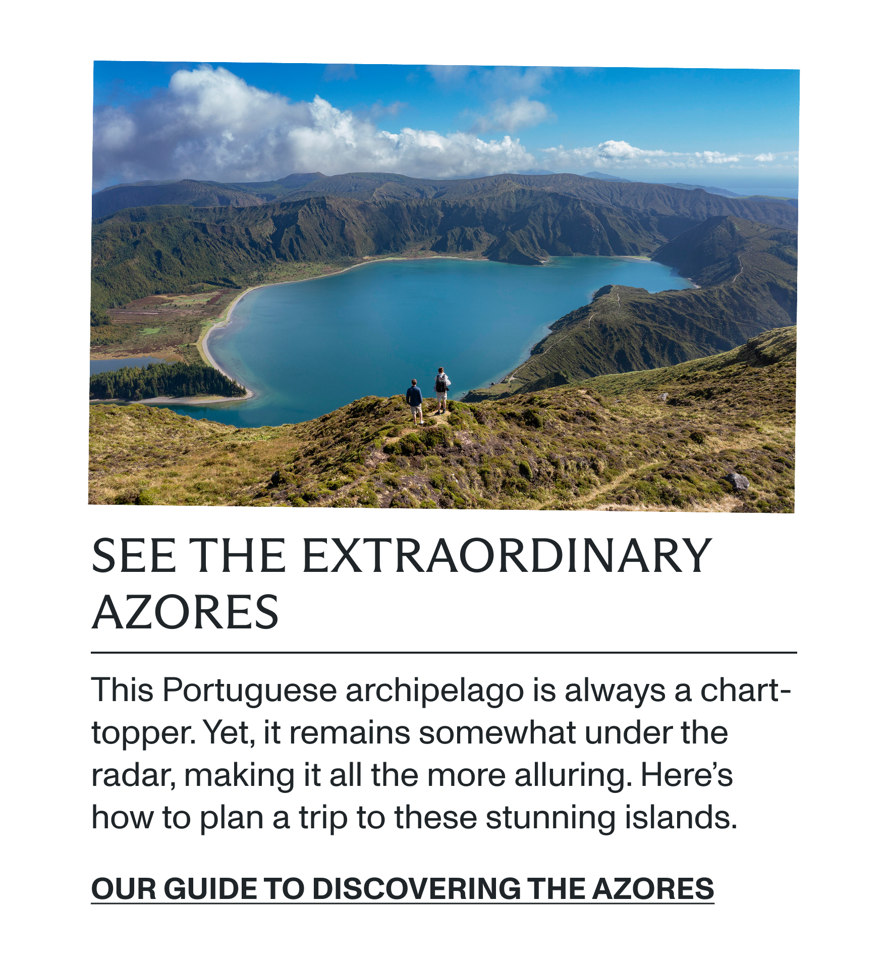 Our guide to discovering the Azores