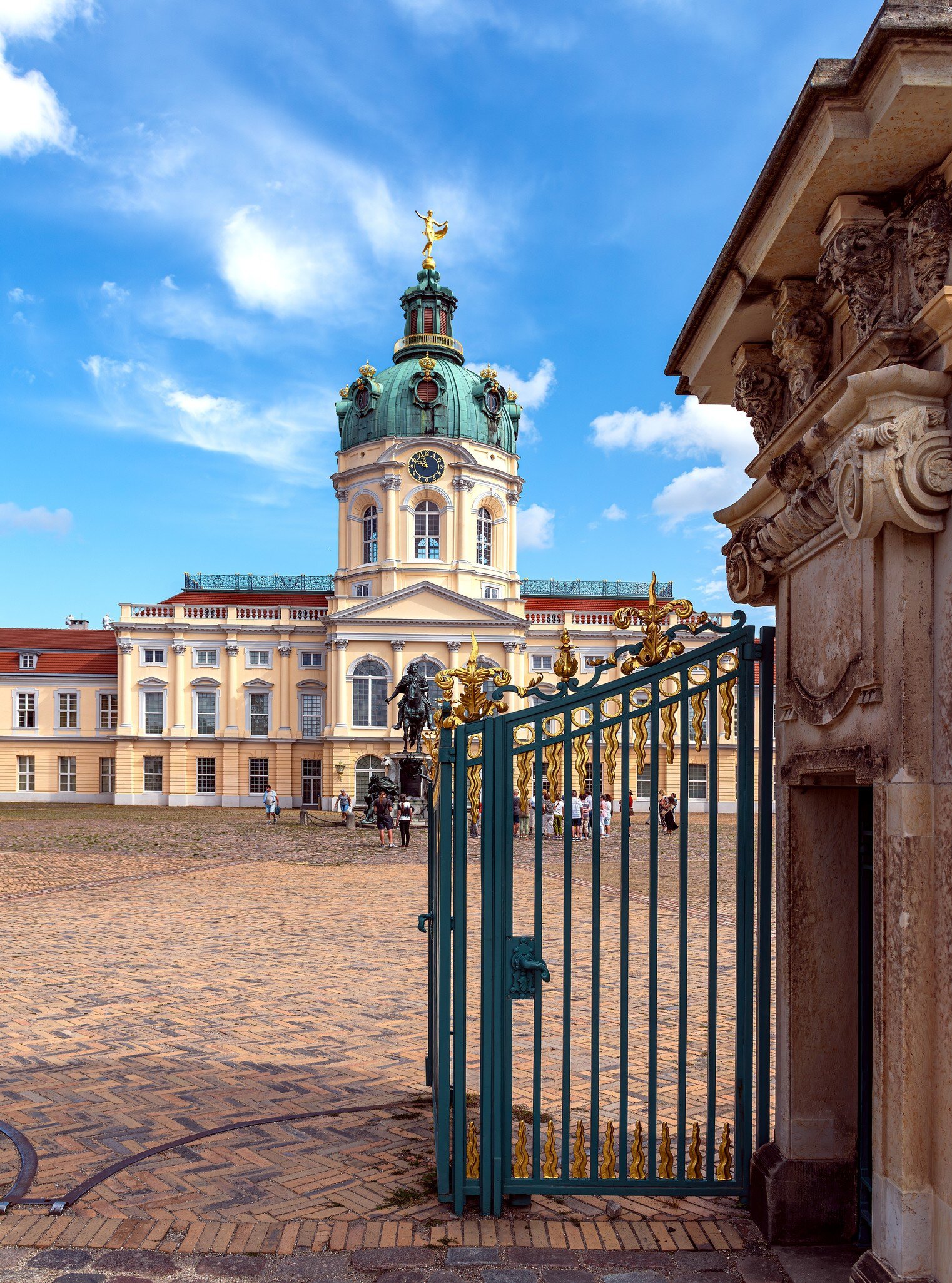Palace and grounds of Charlottenburg Palace, Berlin, Germany.