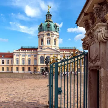 Palace and grounds of Charlottenburg Palace, Berlin, Germany.