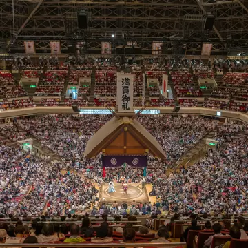 Tokyo, Japan / Japan May 23 2018 : Arena for traditional Sumo wrestling in Tokyo  License Type: media  Download Time: 2022-11-10T12:34:54.000Z  User: FergalCo  Is Editorial: Yes  purchase_order:   