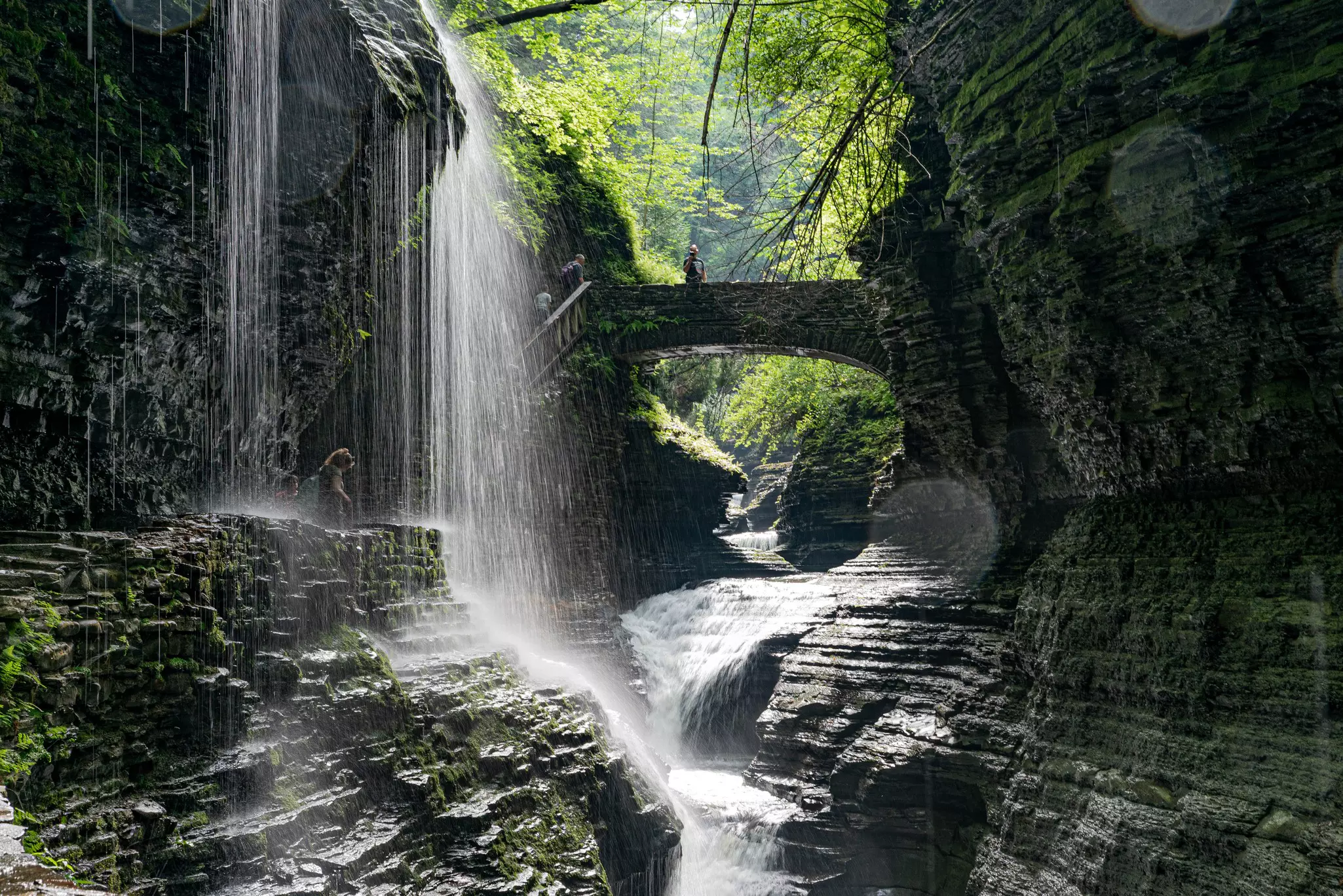 Buttermilk falls, state of New York, USA