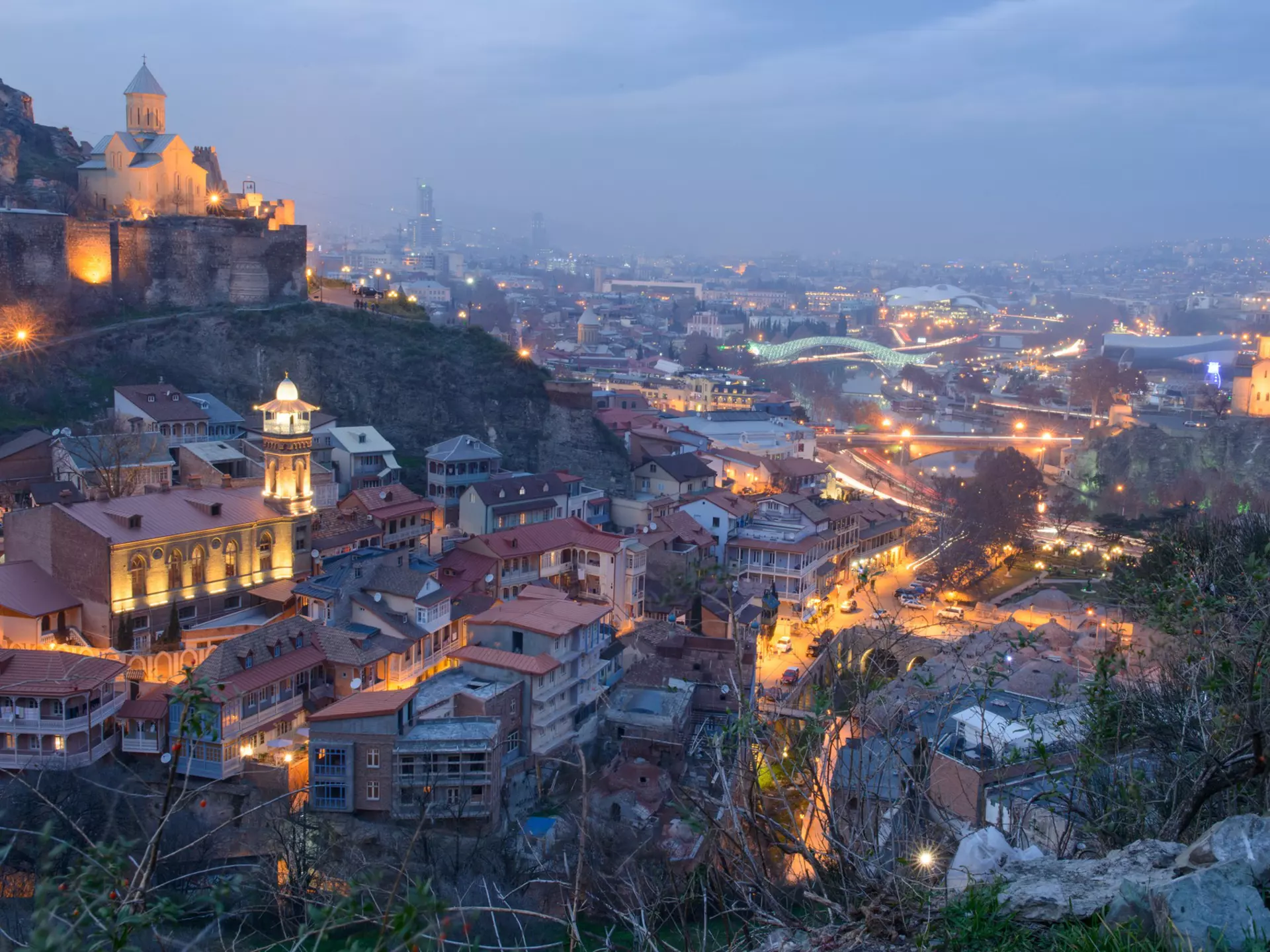 Tbilisi at dusk, Georgia ©Heorhiy Manukian/500px