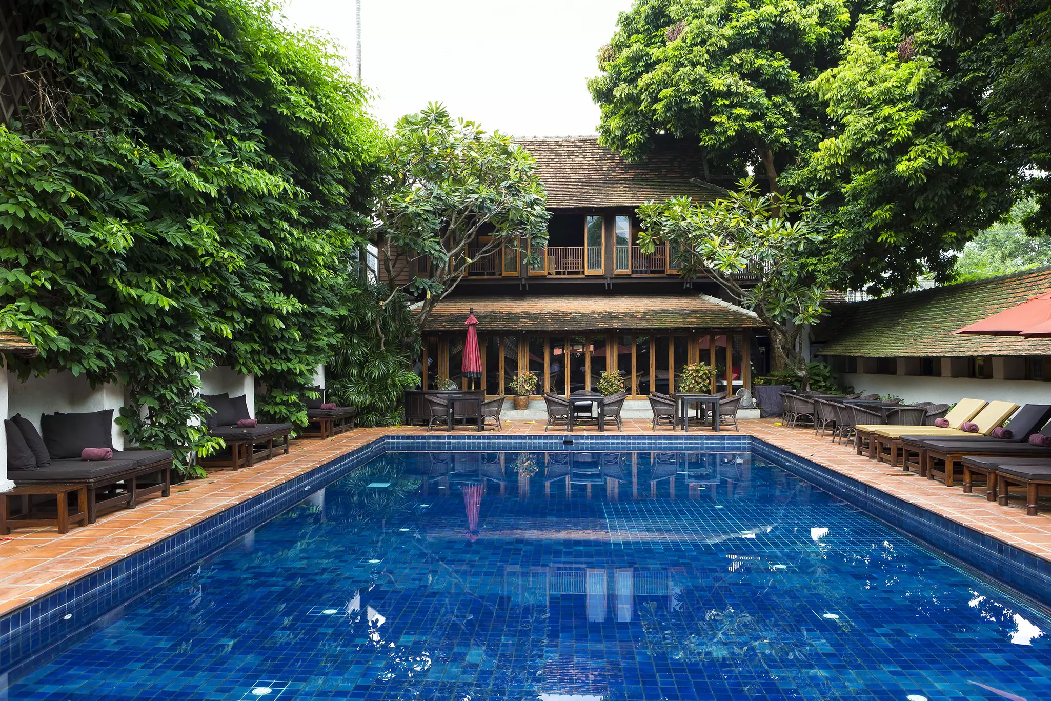 An enticing pool at a hotel in Chiang Mai, Thailand.