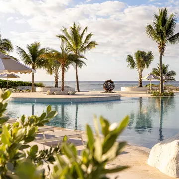 The lagoon pool. Salterra Resort and Spa
