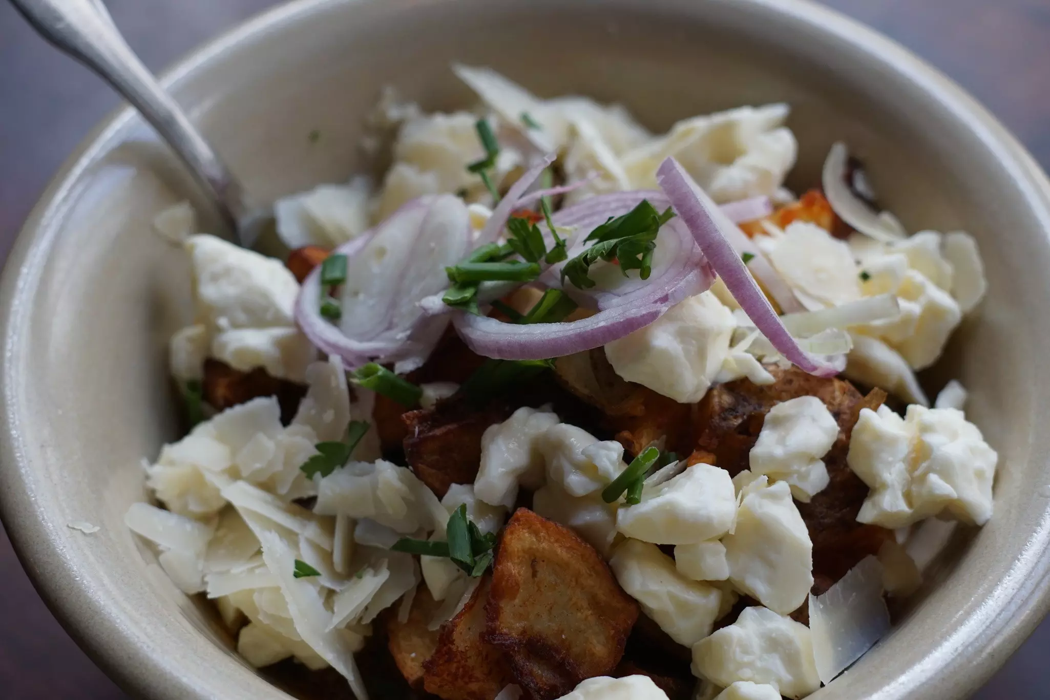 Gourmet poutine at Le Chic Shack in Vieux-Québec in Québec City