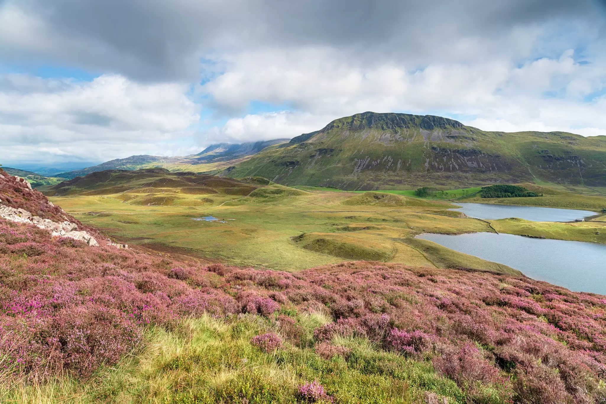 The Cadair Idris mountain range in Snowdonia, Wales