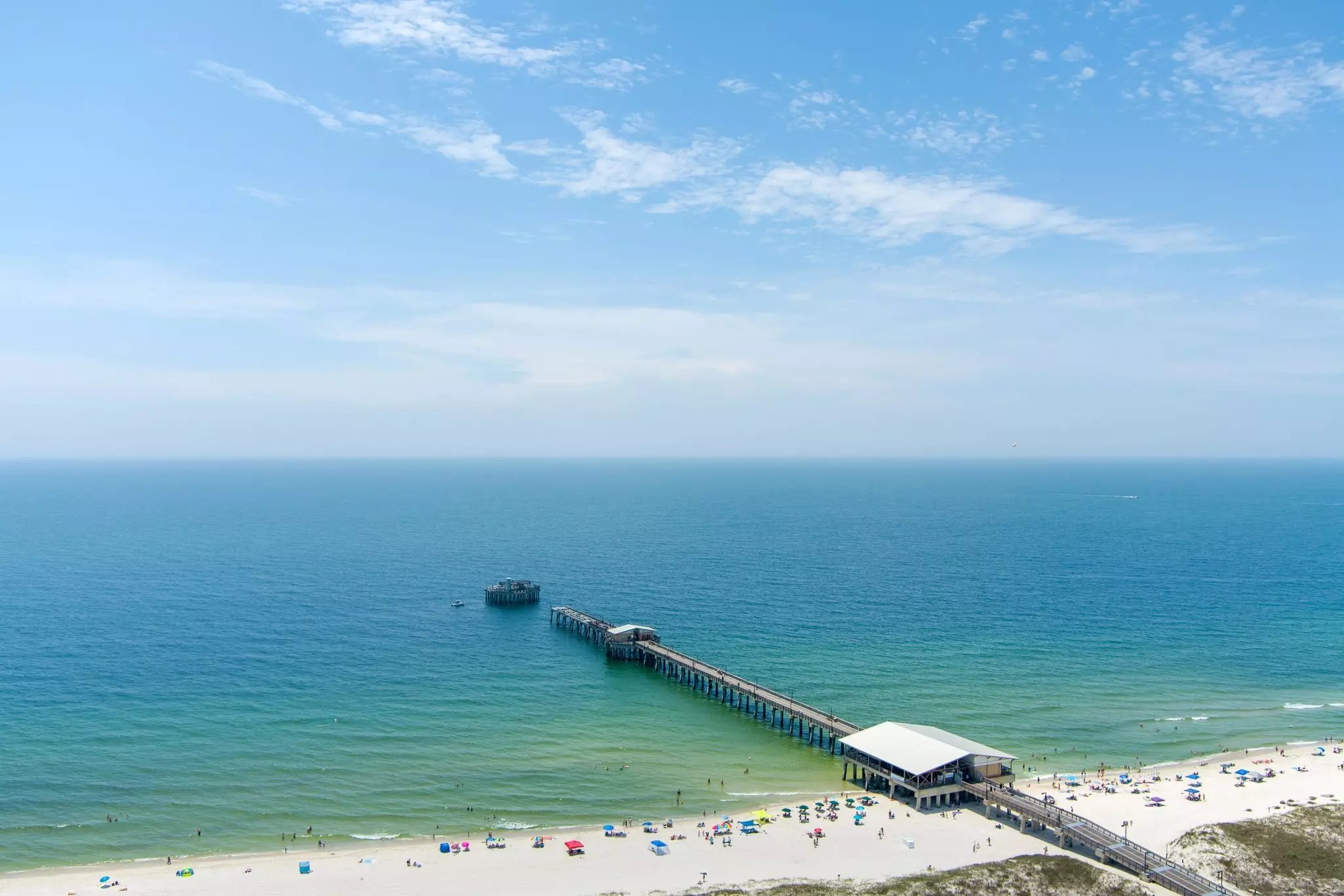 The Gulf State Pier in Gulf Shores, Alabama.