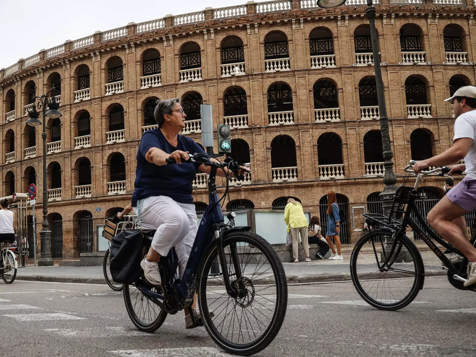 In central Valencia, you should count on exploring on foot or by bike. Rober Solsona/Europa Press via Getty Images