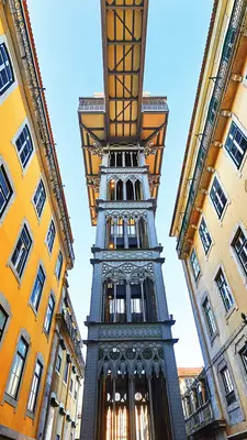 Large iron elevator in a street