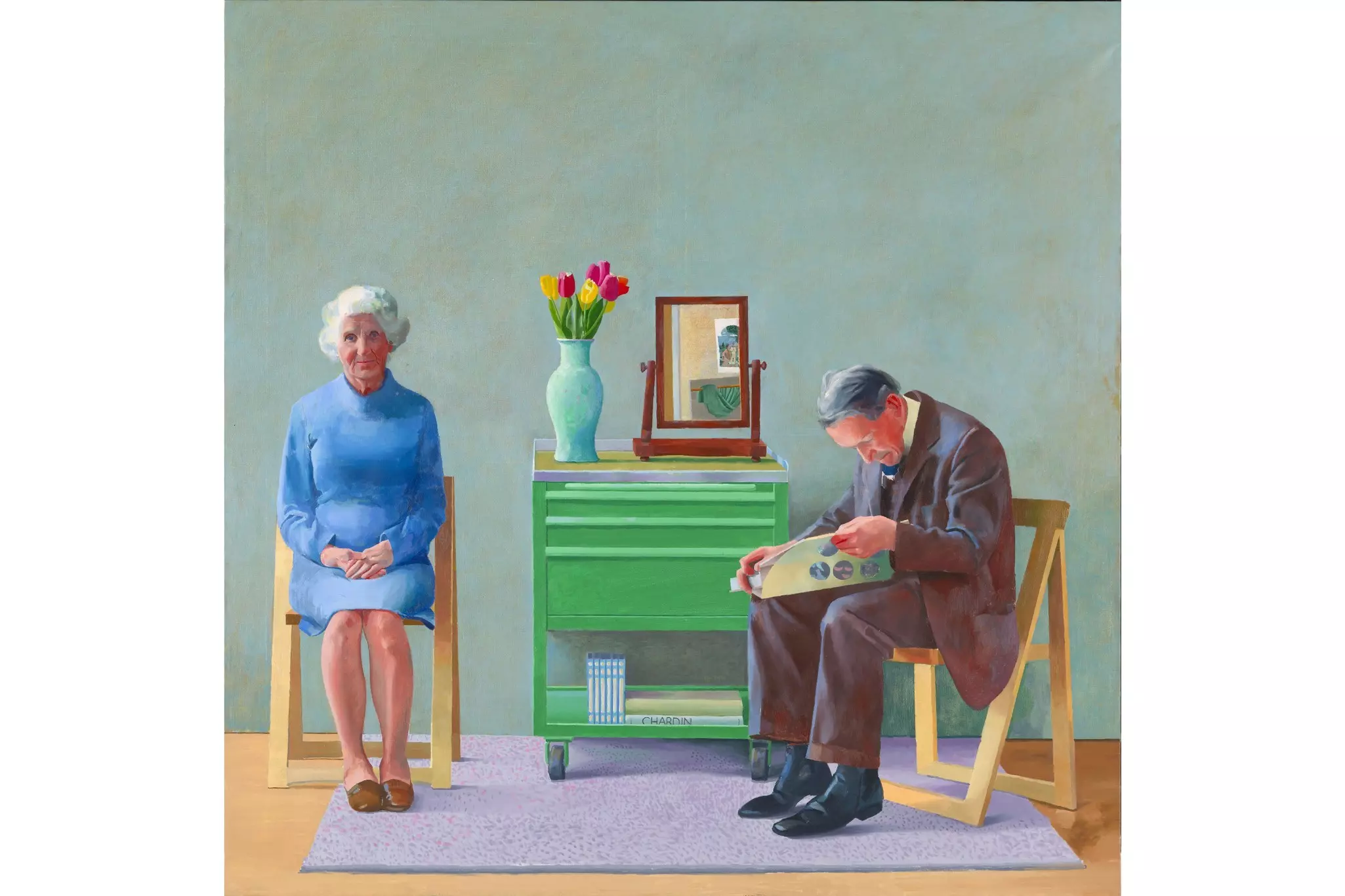 Works from the Tate in London will be be display at the Musée Granet in Aix-en-Provence in 2023 | David Hockney, “My Parents,” 1977 © courtesy Tate Britain