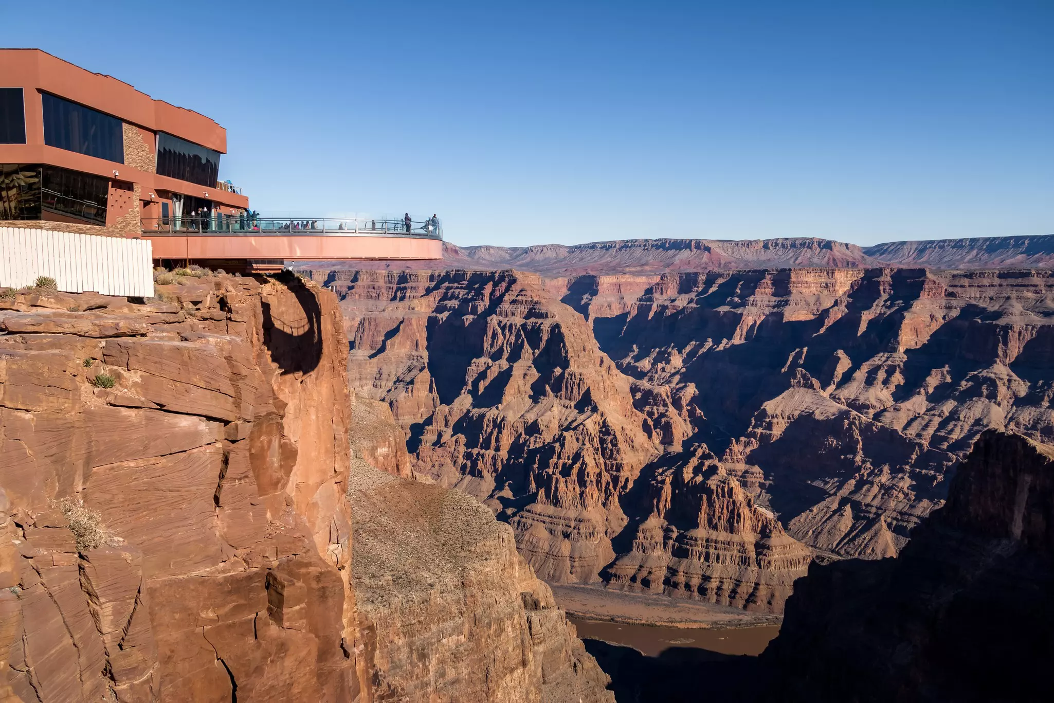 The Skywalk brings out to the edge of the Grand Canyon – and even beyond it  © diegograndi / iStockphoto / Getty Images