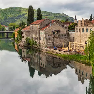 View at Old town of Trebinje and Trebisnjica river with beautiful reflections, Bosnia and Herzegovina
1390571895
eastern, cloudy, amazing, scene, traditional, beautiful, reflections, famous, wall, culture, stone, historic, trebinje, building, scenic, view, natural, balkan, outdoor, bridge, landscape
CLEARED FOR DIGITAL USE ONLY -