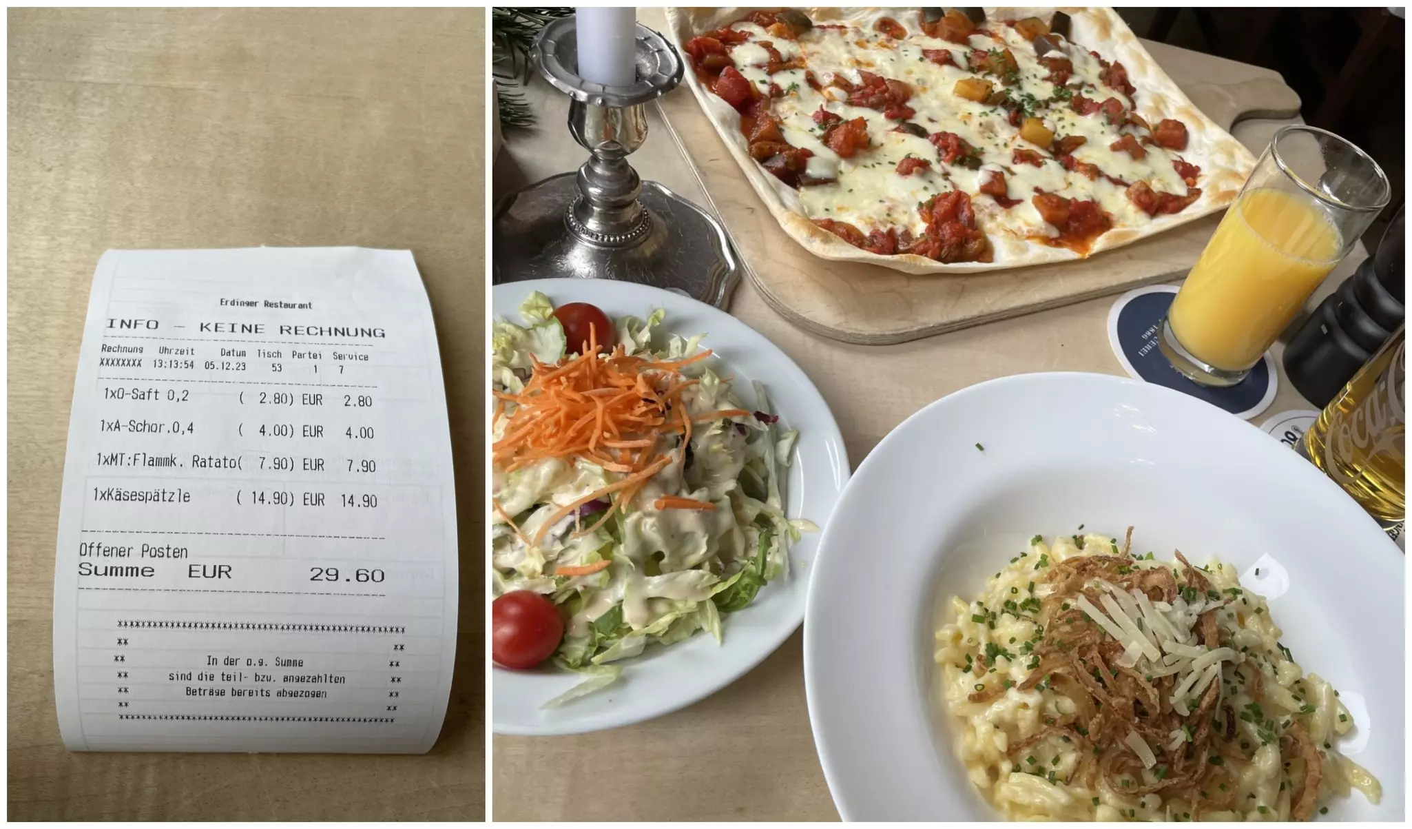 First stop: lunch at Erdinger am Gendarmenmarkt © Sandie Kestell