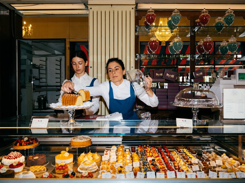 MILANO, ITALY, JULY 2026, Pasticceria Cucchi, historic cafe and pastry shop