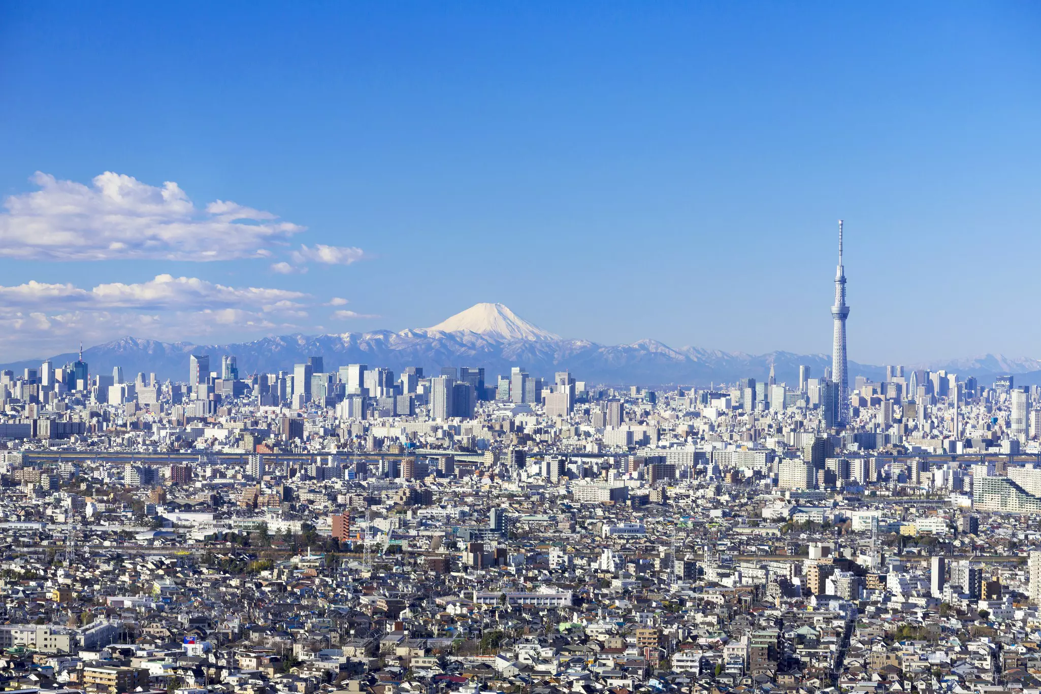 Winter is a great time of year for getting top views of Mt Fuji. shigemi okano / Shutterstock