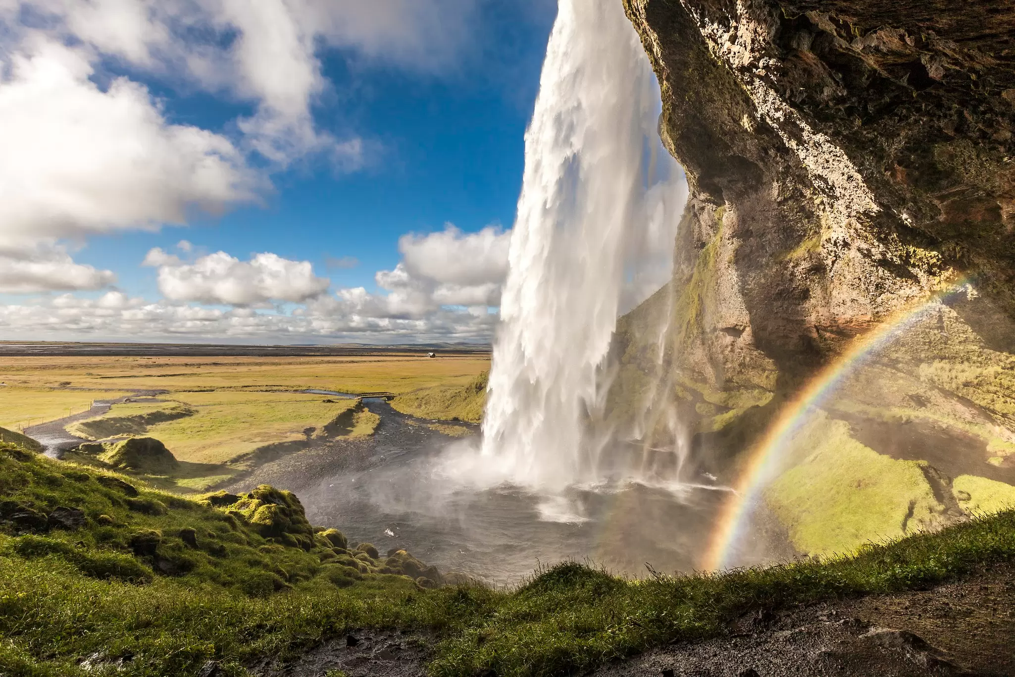 Seljalandsfoss can be seen from the Ring Road in the southwest of Iceland. Gary Latham / Lonely Planet