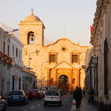 AREQUIPA PERU NOVEMBER 27: Iglesia de San Francisco. Originally built in the 16th century, this church has been badly damaged by several earthquakes., License Type: media, Download Time: 2026-06-25T19:33:31.000Z, User: LP_NZhan, Editorial: true, purchase_order: 65050 - Digital Destinations and Articles, job: App Content, client: Lonely Planet, other: Nadine Zhan 