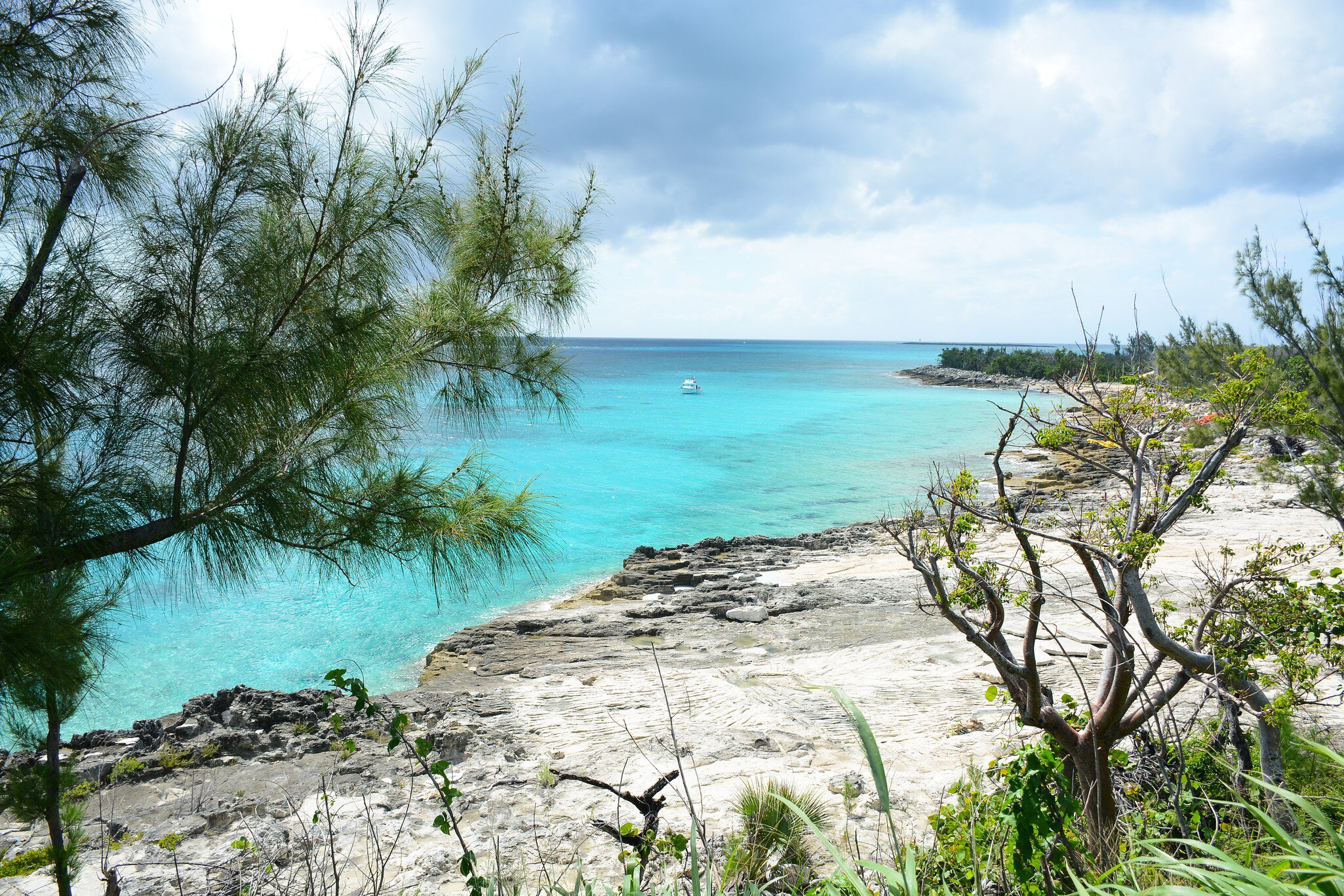 The beach at the historic Clifton Heritage National Park in the Bahamas