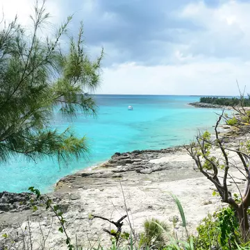 The beach at the historic Clifton Heritage National Park in the Bahamas