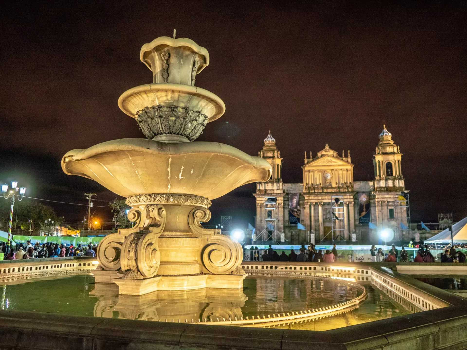 Parque Central by night, Guatemala City. Edwin Remsberg/VWPics/Universal Images Group via Getty Images