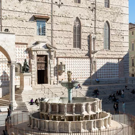 Perugia's medieval Fontana Maggiore