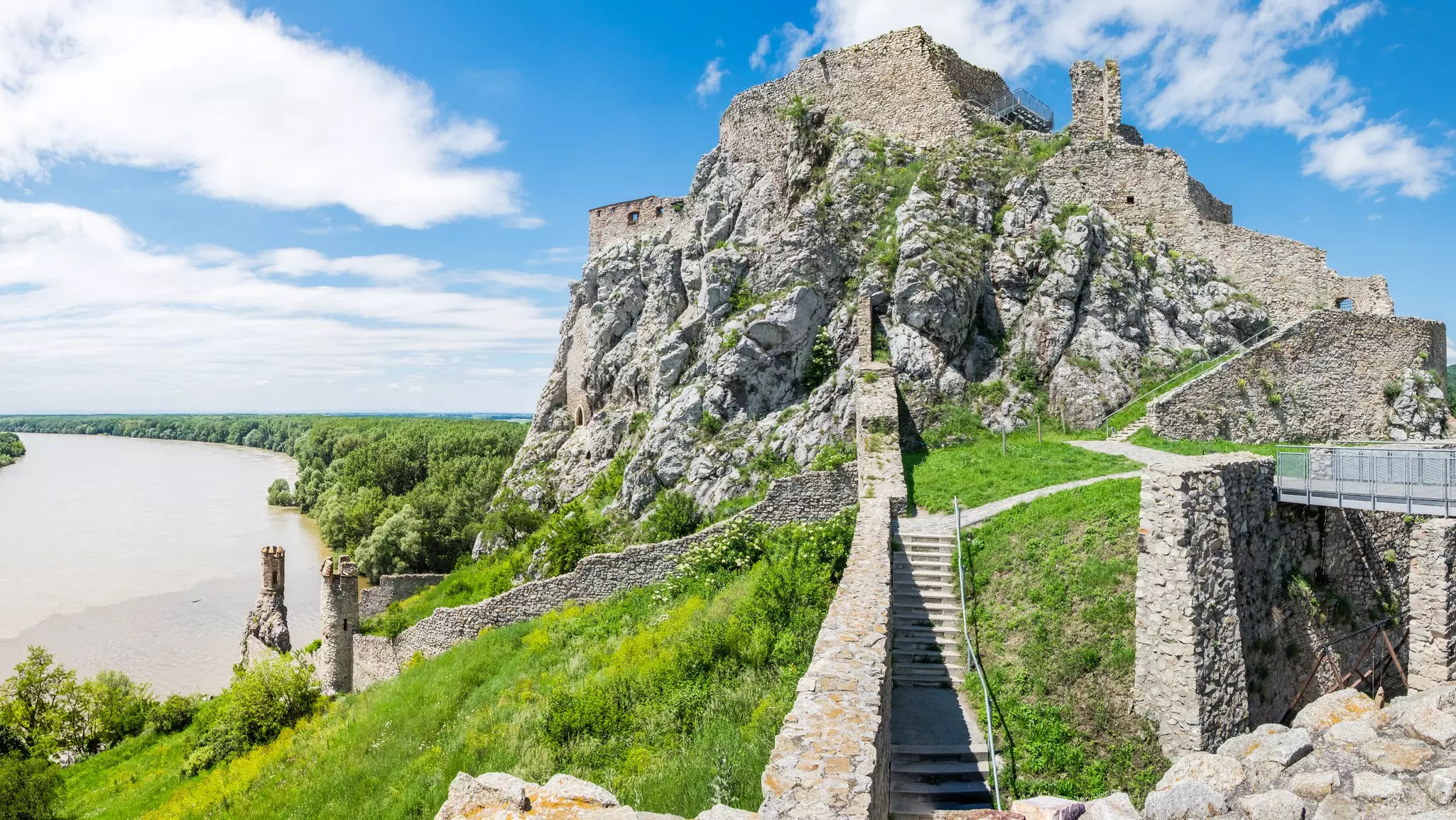 Devin Castle, part of Bratislava's City Museum, has preserved Roman structures as well as great views of the city © Maksim Budnikov/Shutterstock