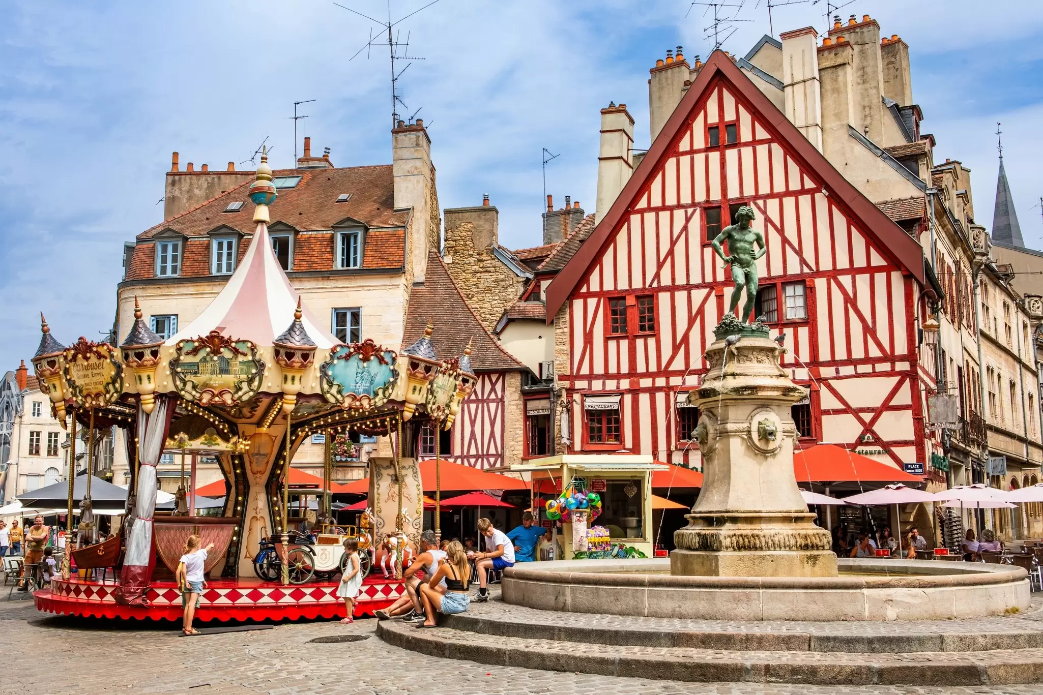 The Old Town of Dijon in Burgundy, France. lena-wurm/Shutterstock