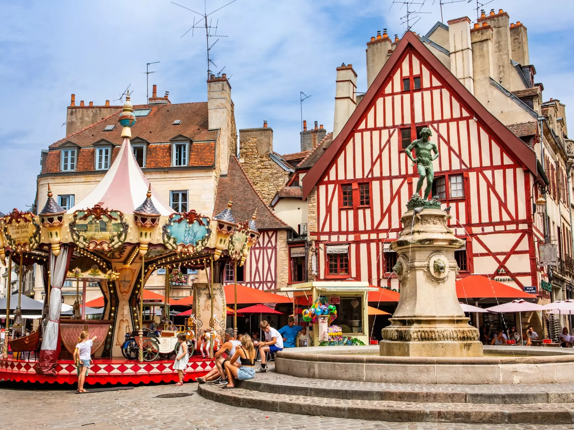The Old Town of Dijon in Burgundy, France. lena-wurm/Shutterstock