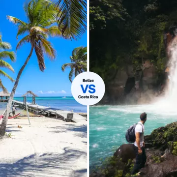 The white sands of Ambergris Caye in Belize, or the jungle waterfalls of Costa Rica? © iStock; Stocksy