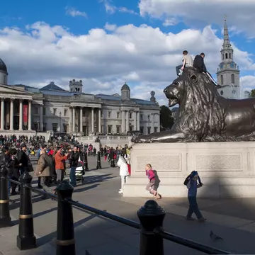 Trafalgar Square is the nearest London gets to having a centre. Geoff Stringer / Lonely Planet