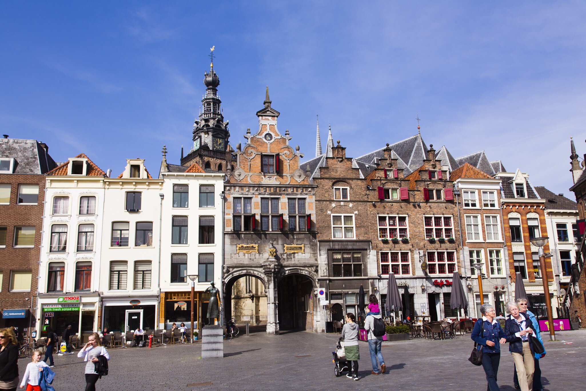 Central town square in Nijmegan