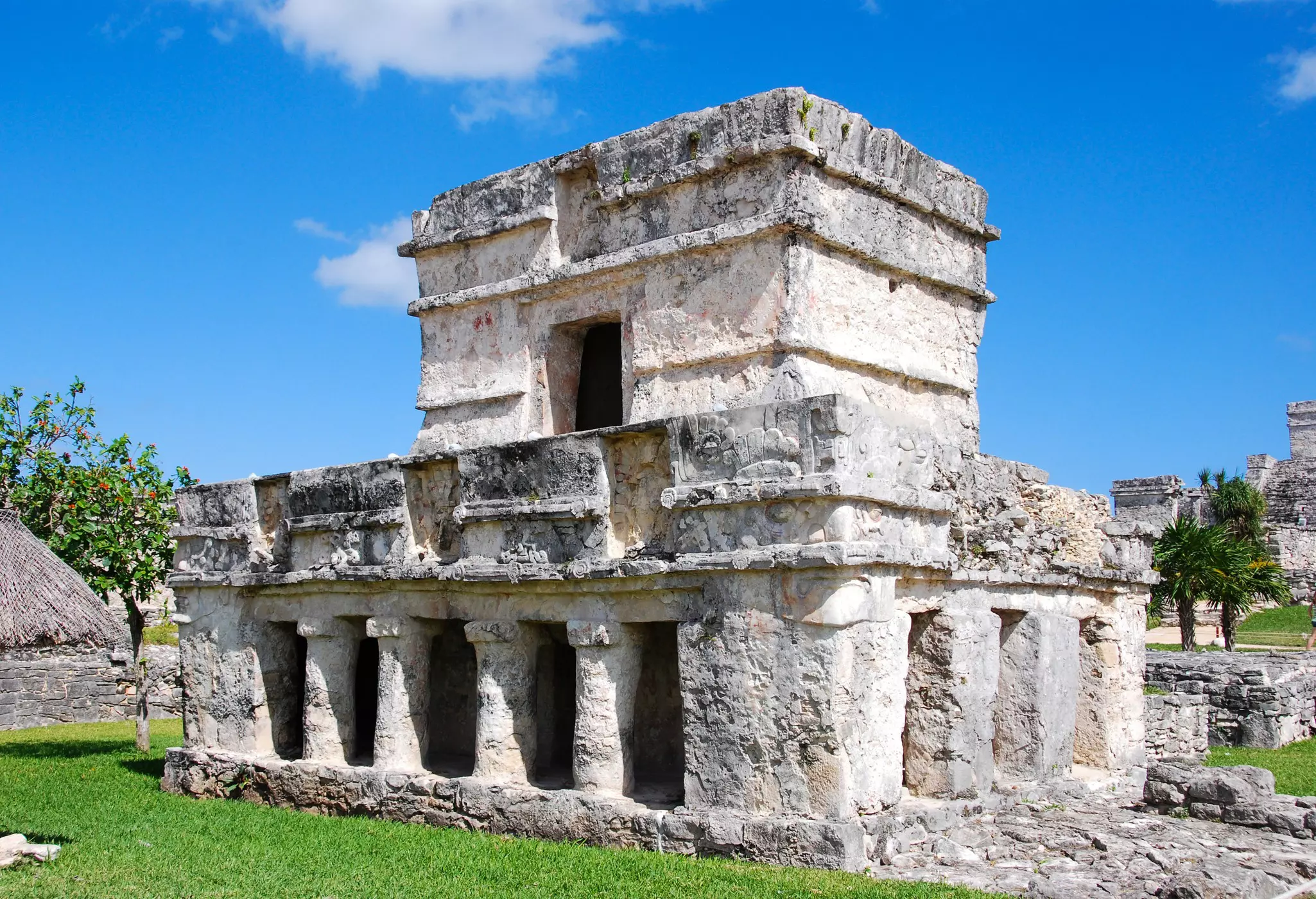 A small stout ancient ruin