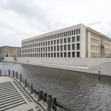 The Humboldt Forum opened in 2022 in Berlin, Germany.