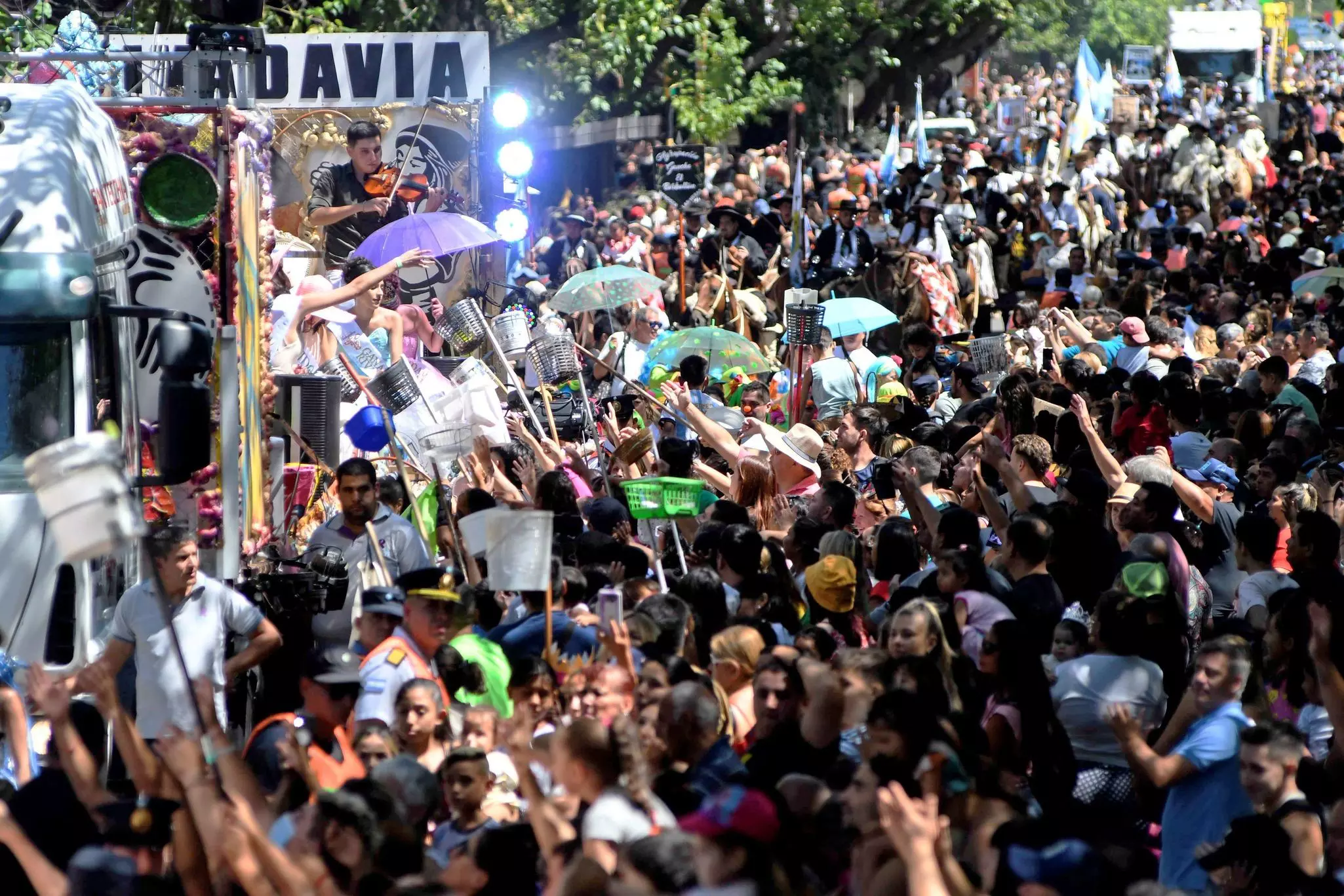 Celebrating the annual grape harvest, Mendoza’s Fiesta de la Vendimia is a very big deal indeed © Andres Larrovere / AFP via Getty Images