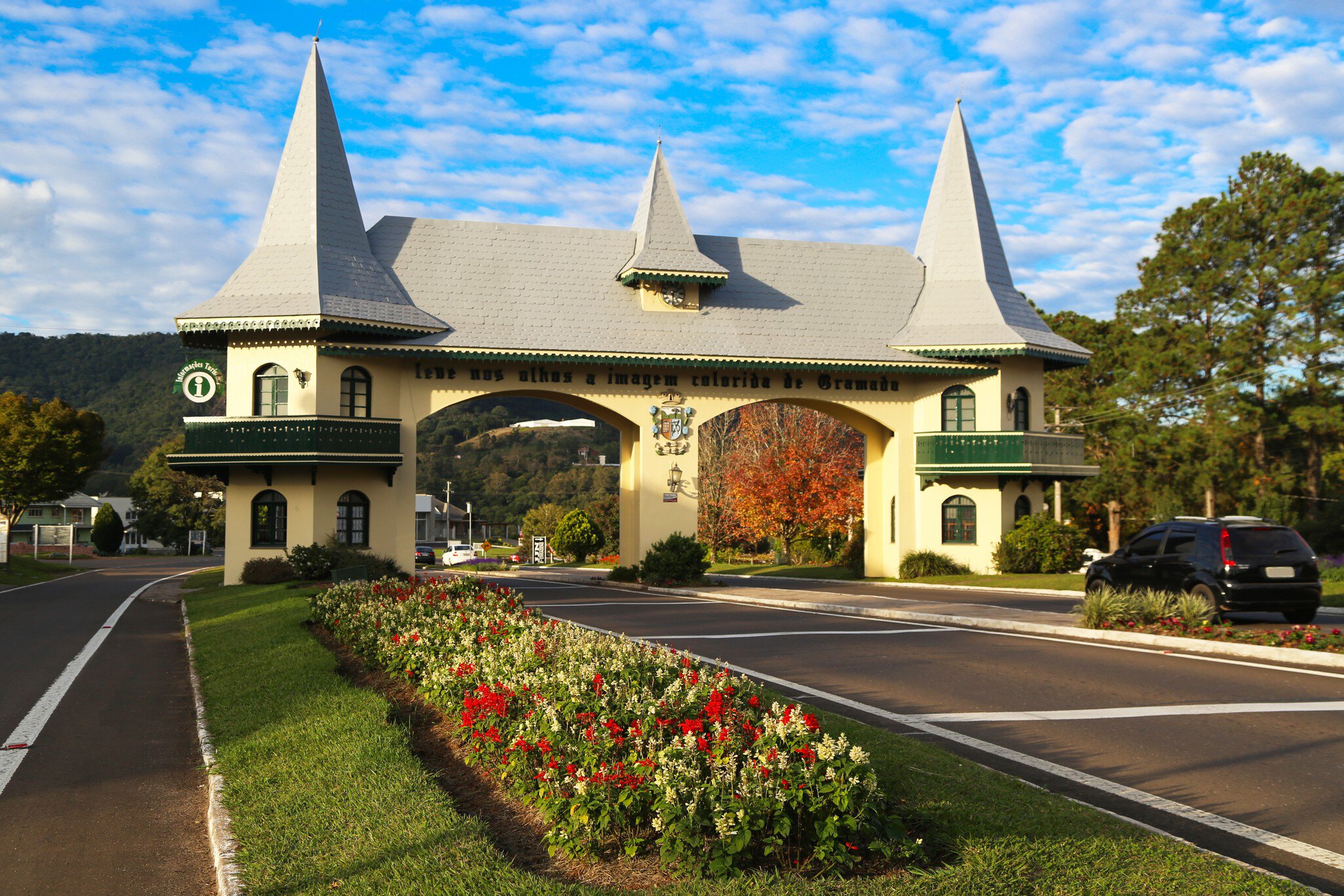 Portico of  Gramado, Rio Grande do Sul, Brazil.
