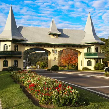 Portico of  Gramado, Rio Grande do Sul, Brazil.