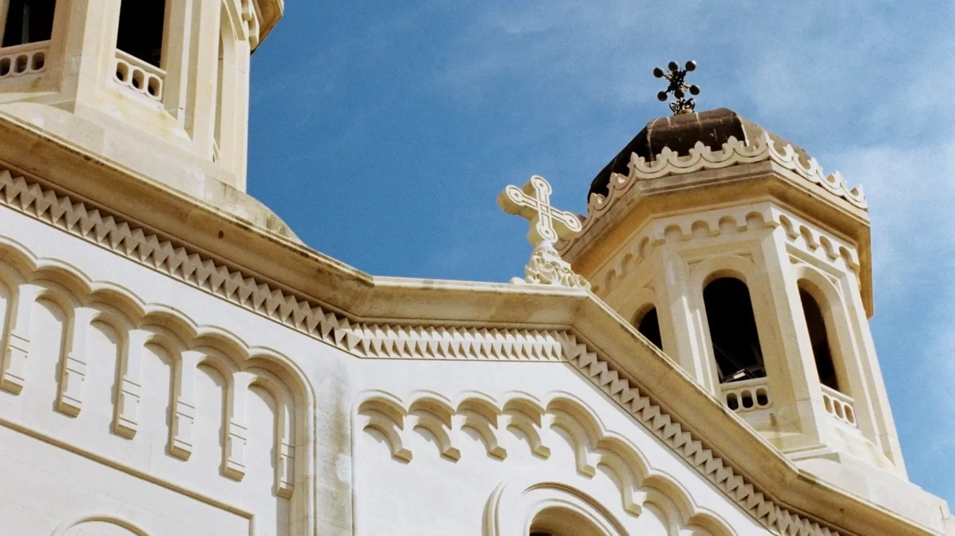 Facade of the Church of the Holy Annunciation in Dubrovnik. Croatia