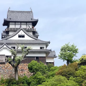 Japanese castle in Inuyama, Japan - town in Aichi prefecture of the region Chubu.