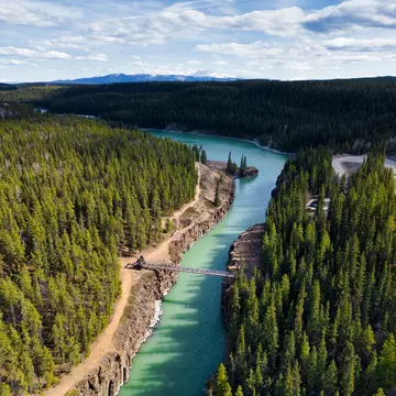 Miles Canyon in Yukon, Canada. Mark-Wu/Shutterstock