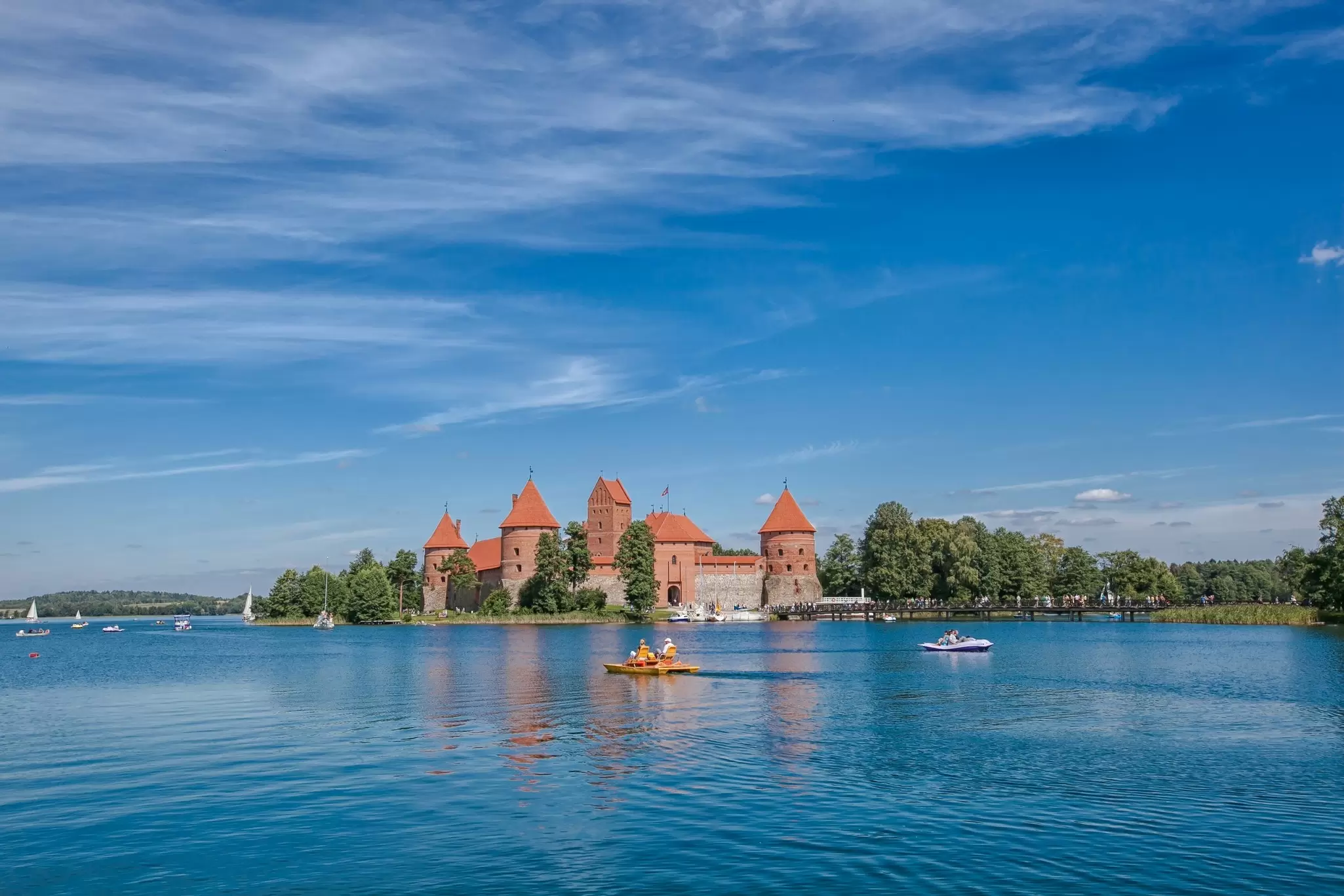 Trakai Castle on Lake Galvė near Vilnius, Lithuania. Thorsten Frisch/500px