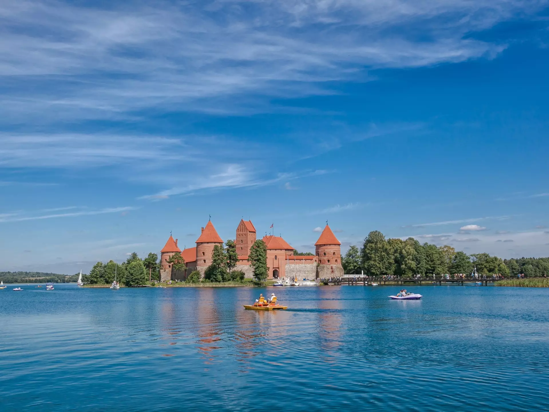 Trakai Castle on Lake Galvė near Vilnius, Lithuania. Thorsten Frisch/500px