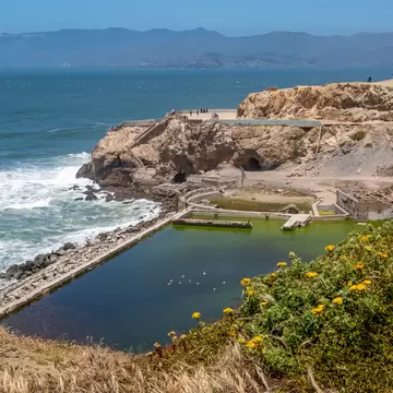 Looking out over the ruins of Sutro Baths, on the Californian Coast near San Francisco, License Type: media, Download Time: 2025-08-06T19:46:19.000Z, User: dermothegarty77, Editorial: false, purchase_order: 56530 - Guidebooks, job: Global Publishing WIP, client: Coastal California 7, other: Dermot Hegarty 