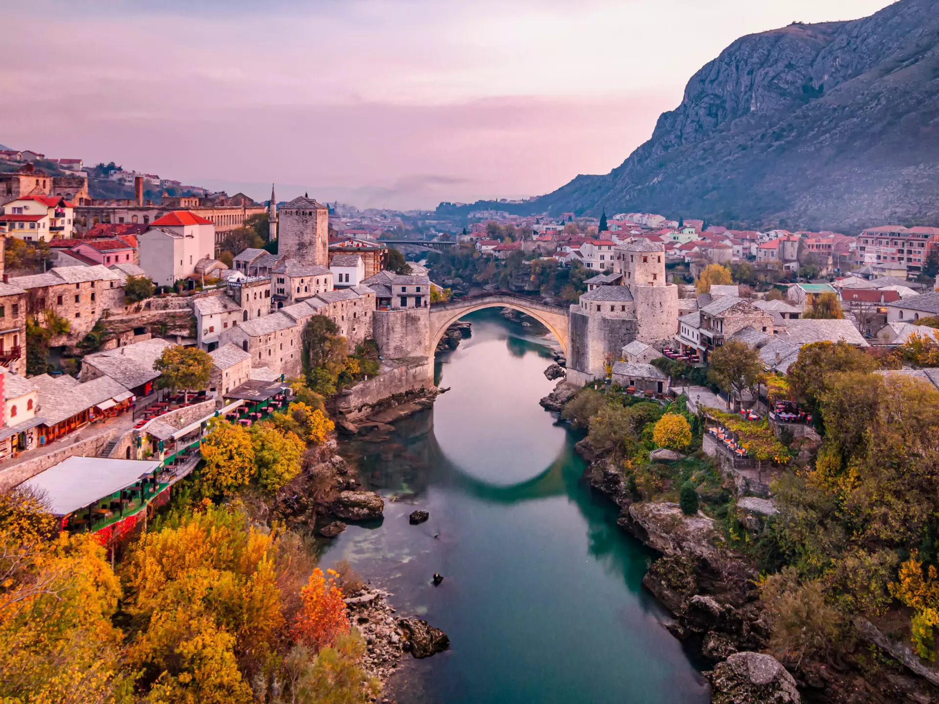 The iconic Stari Most bridge has defined the town of Mostar for more than 450 years © Kadagan / Shutterstock