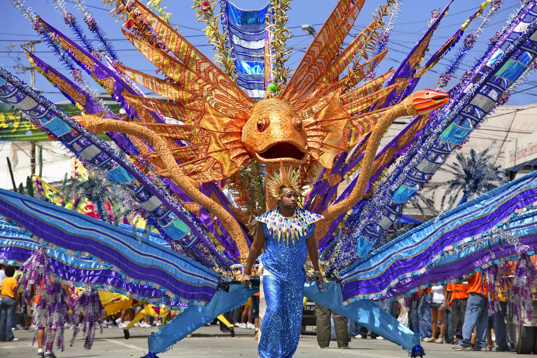 Trinidad and Tobago Carnival, Trinidad island. Photon RM / Getty Images