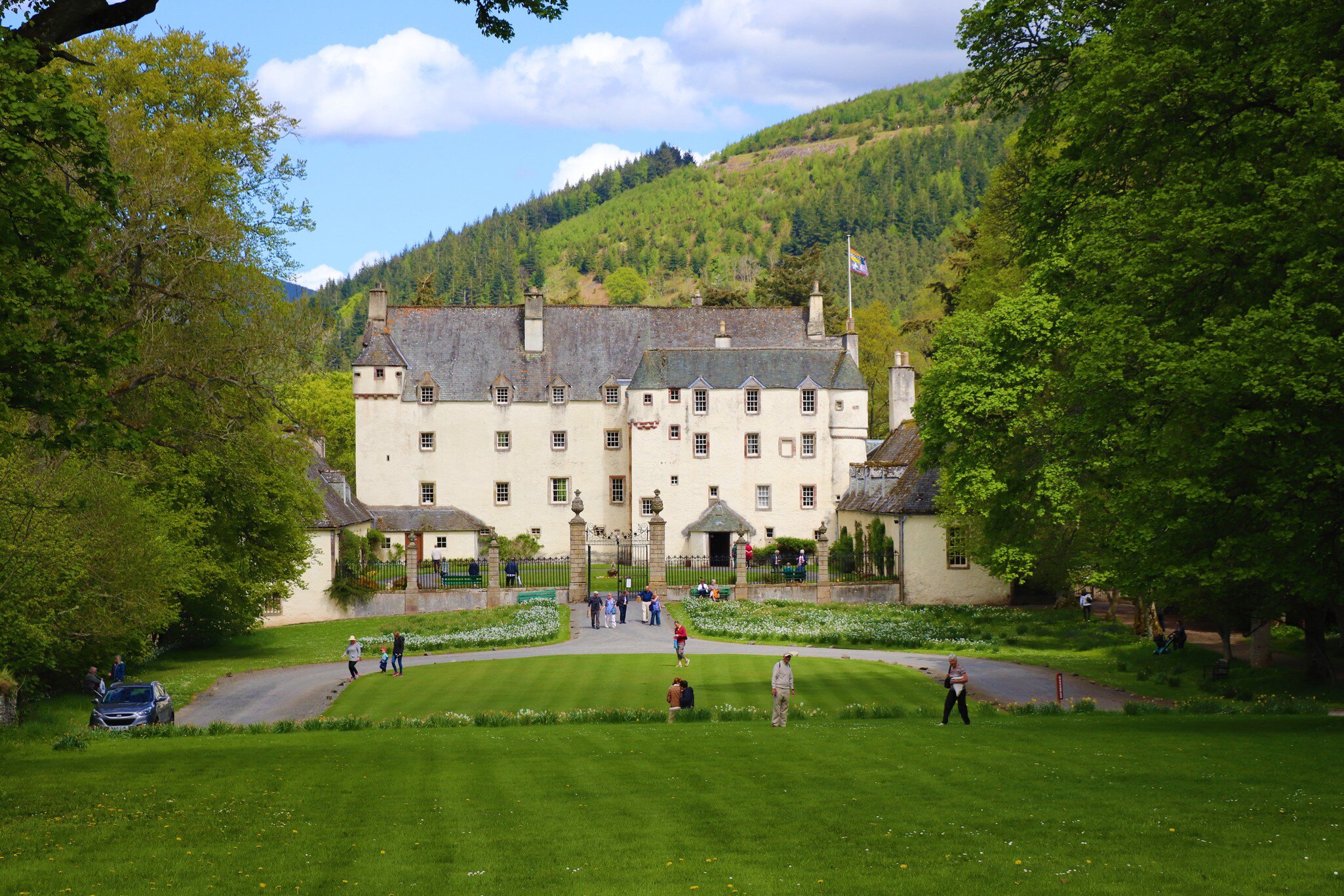 Traquair house near Peebles.