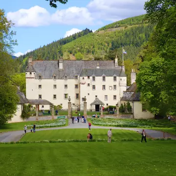 Traquair house near Peebles.