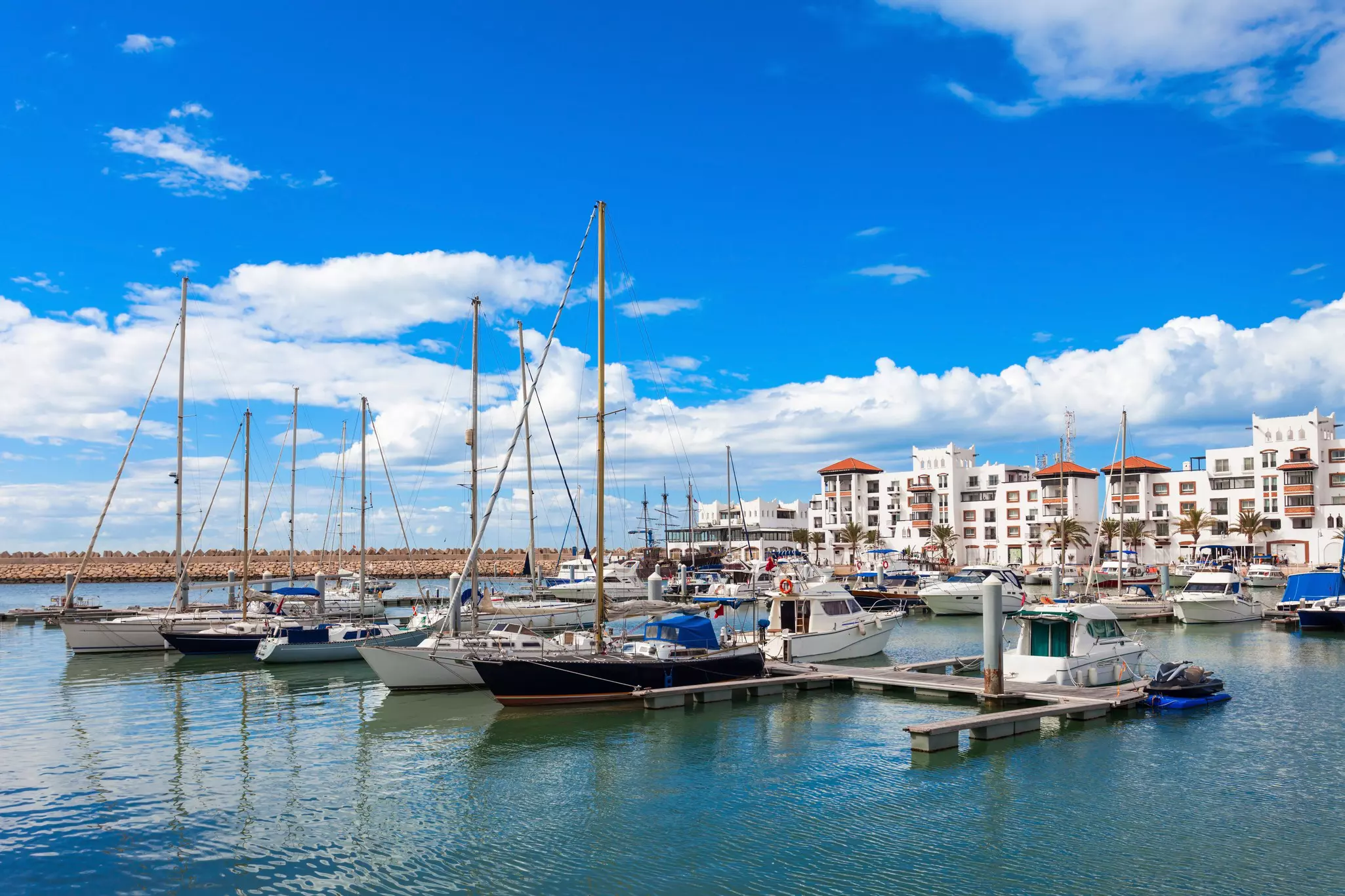 Boats at the marina in Agadir. saiko3p/Shutterstock
