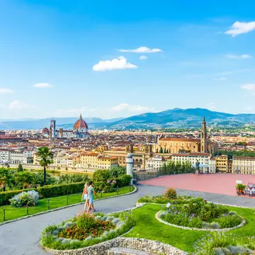 View of the Duomo from Piazzale Michelangelo, Florence. Alex_Mastro/Shutterstock